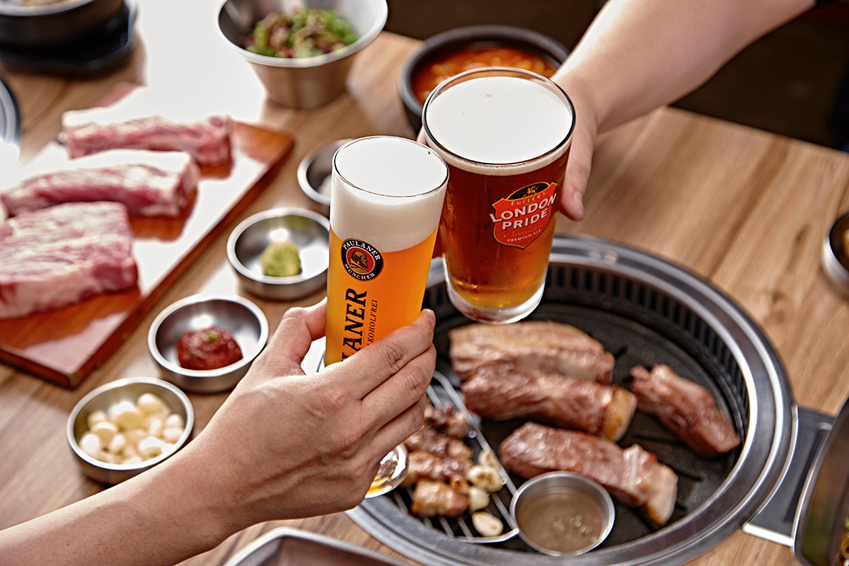 성수 일미락 소금누룩 숙성 고기 — salt-koji aged Korean BBQ (サムギョプサル · 烤肉) at Seongsu Ilmirak, a restaurant near Ttukseom Station Seoul · 7