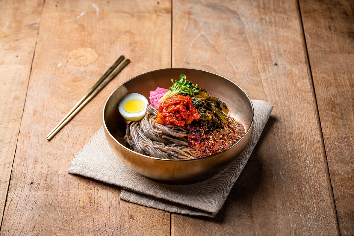 물막국수 Chilled Buckwheat Noodle Soup — Seongsu Ilmirak Korean BBQ (サムギョプサル · 烤肉) menu · 성수 일미락 식사 메뉴